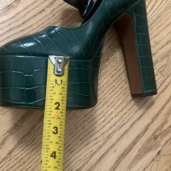 ASOS DESIGN PREPPY MARYJANE PLATFORM HIGH HERL SHORS SIZE US 8,UK 7, EU 40 - Picture 7 of 7